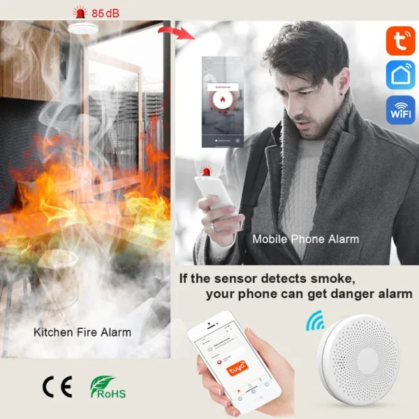 Tll* best smart smoke and co alarm: carbon monoxide and smoke detector € 39,00