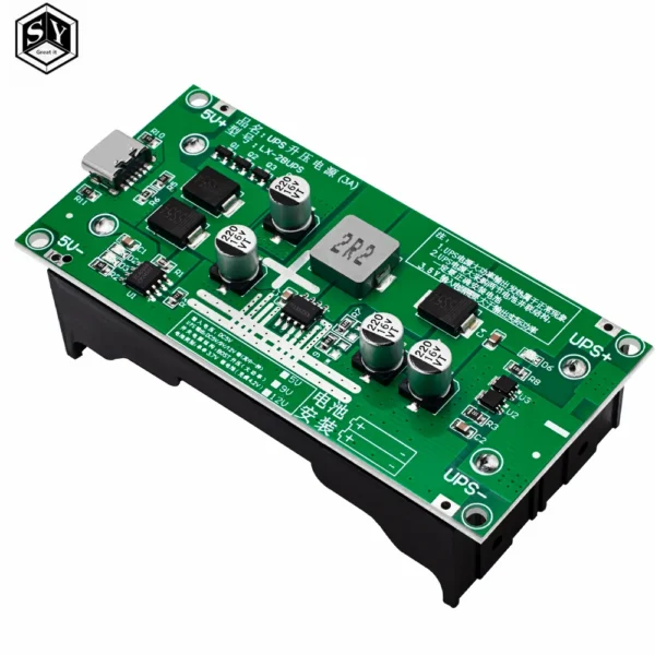 Usb ups 18650 battery charger module 5v 9v 12v 15w boost converter - image 3