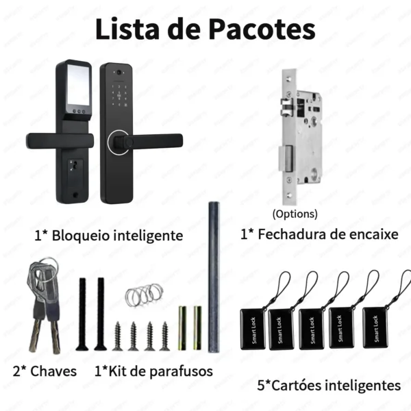 Smart door lock camera fingerprint biometric tuya app wifi peephole hr06 - image 3